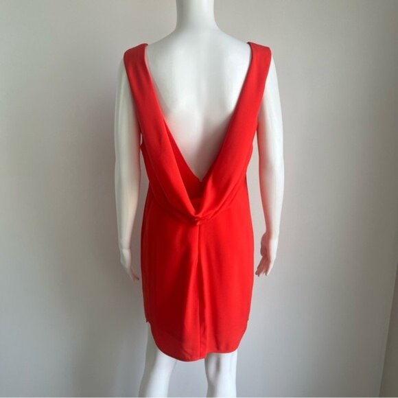 BCBGMAXAZRIA Ellie Cowl Back Shift Dress - 8 - Picture 4 of 5